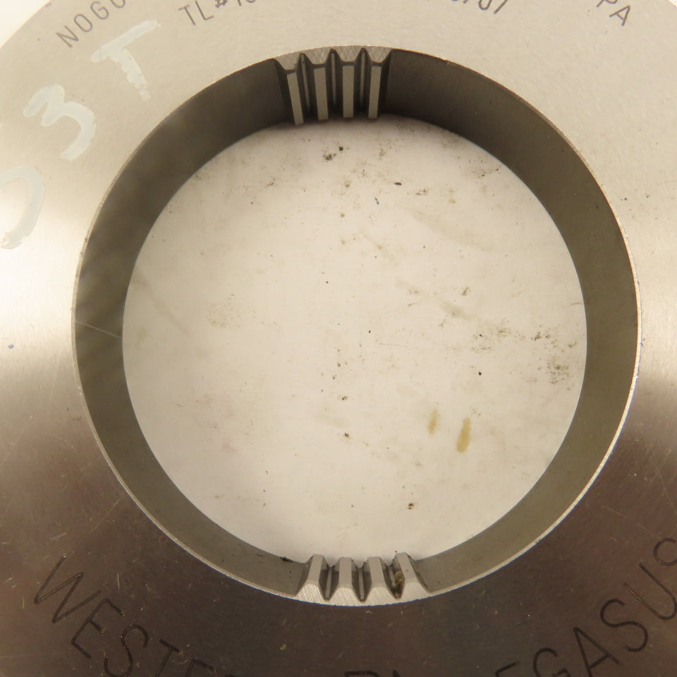 Western Pegasus 53T 20/40DP 30°PA NO GO Ring Gauge 0.0755 CSW