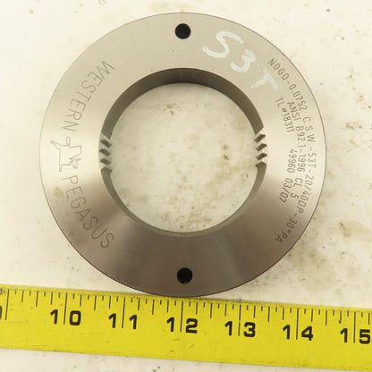 Western Pegasus 53T 20/40DP 30°PA NO GO Ring Gauge 0.0755 CSW