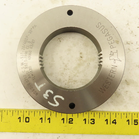 Western Pegasus 53T 20/40DP 30°PA NO GO Ring Gauge 0.0755 CSW