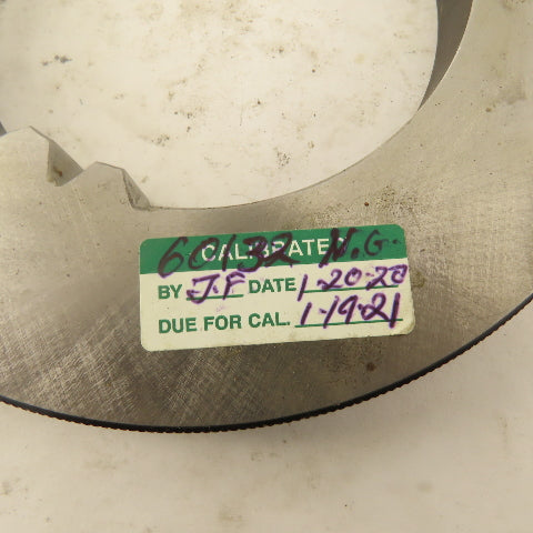 22T 7-DP 20°PS NO GO Spline Gear Ring Gauge