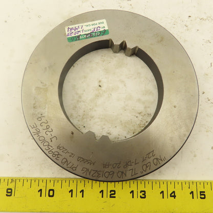 22T 7-DP 20°PS NO GO Spline Gear Ring Gauge