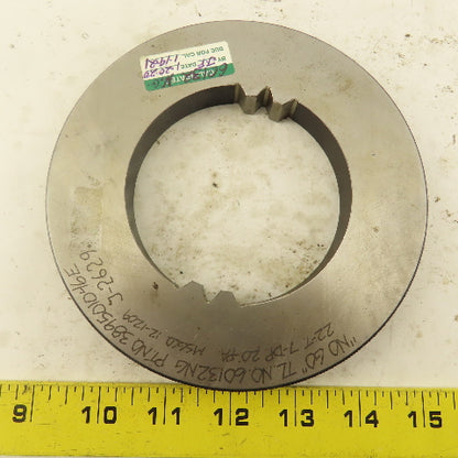 22T 7-DP 20°PS NO GO Spline Gear Ring Gauge