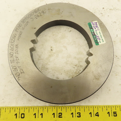 22T 7-DP 20°PS NO GO Spline Gear Ring Gauge