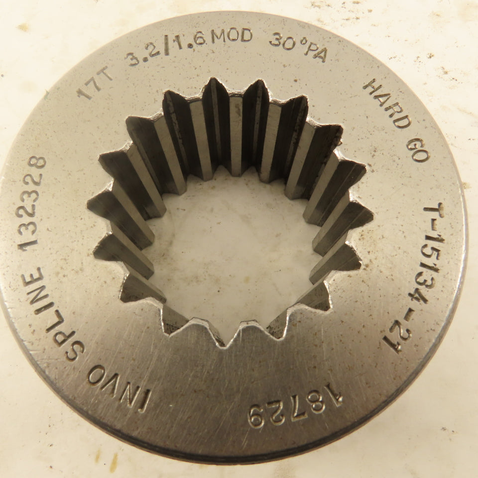 Invo Spline Inc. 17T 3.2/1.6 MOD 30°PA Hard GO Ring Gauge