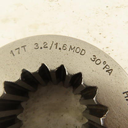 Invo Spline Inc. 17T 3.2/1.6 MOD 30°PA Hard GO Ring Gauge