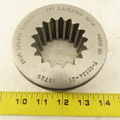 Invo Spline Inc. 17T 3.2/1.6 MOD 30°PA Hard GO Ring Gauge