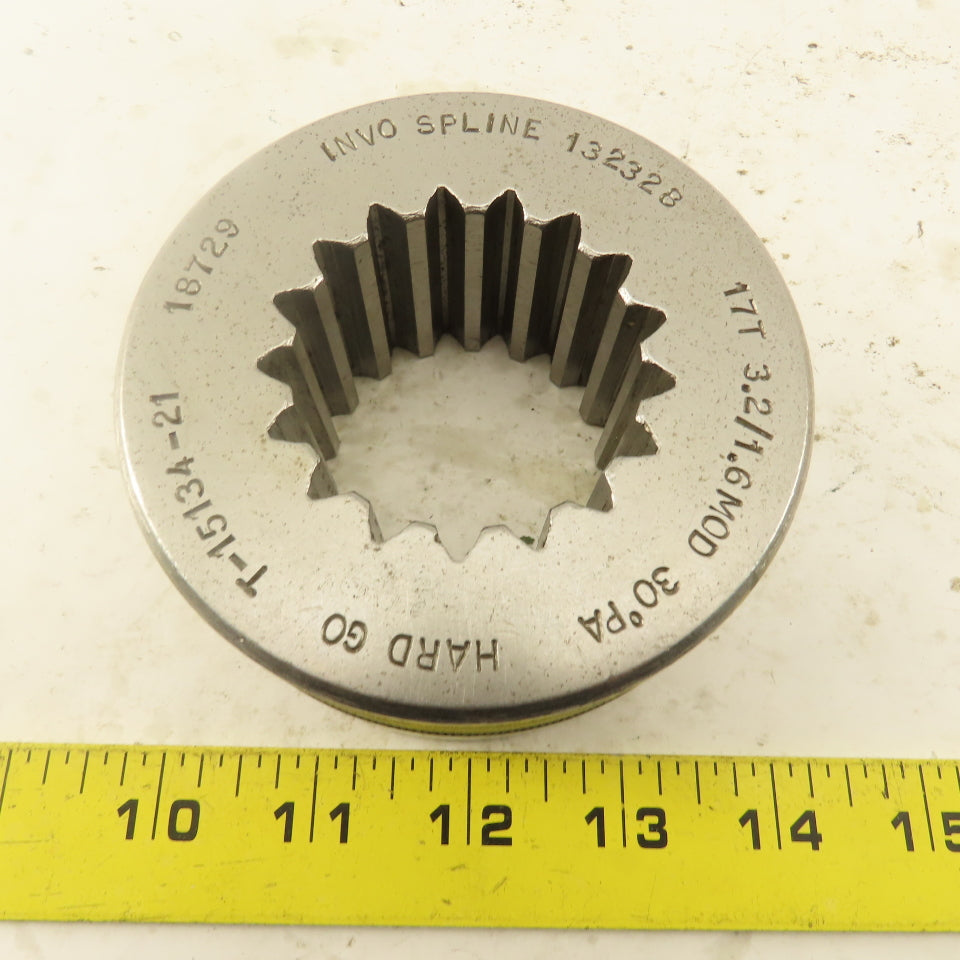Invo Spline Inc. 17T 3.2/1.6 MOD 30°PA Hard GO Ring Gauge