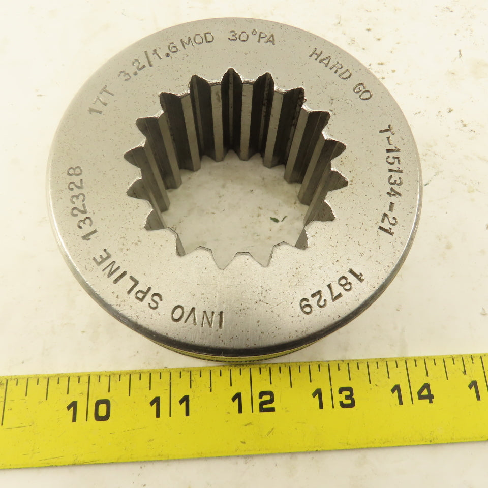 Invo Spline Inc. 17T 3.2/1.6 MOD 30°PA Hard GO Ring Gauge