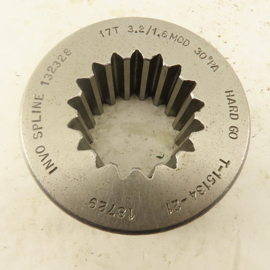 Invo Spline Inc. 17T 3.2/1.6 MOD 30°PA Hard GO Ring Gauge
