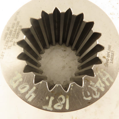 Invo Spline Inc. 18T 3.175/1.588 MOD 30°PA Hard GO Ring Gauge