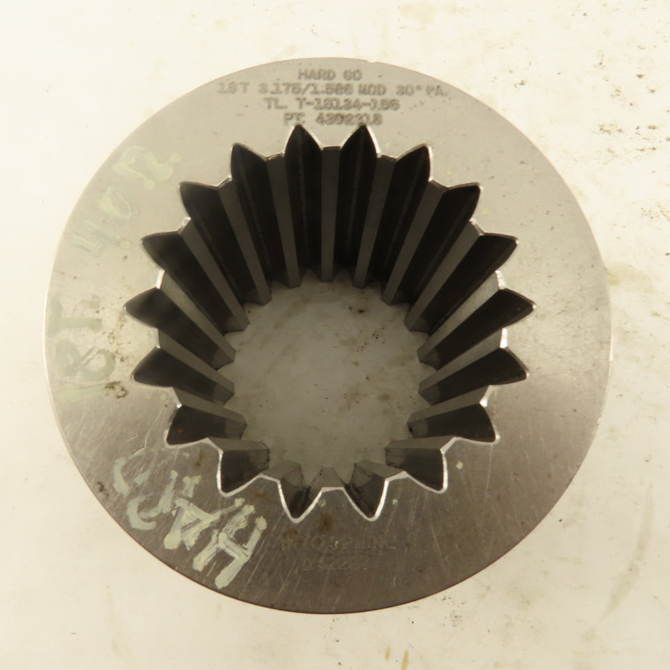 Invo Spline Inc. 18T 3.175/1.588 MOD 30°PA Hard GO Ring Gauge