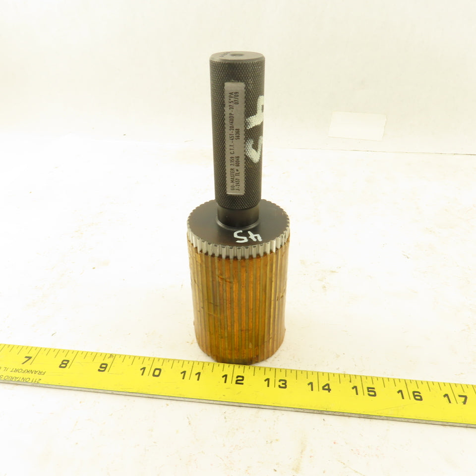 Western Pegasus 45T 20/40DP 37.5° Plug Master GO Gauge 2.159 CTT