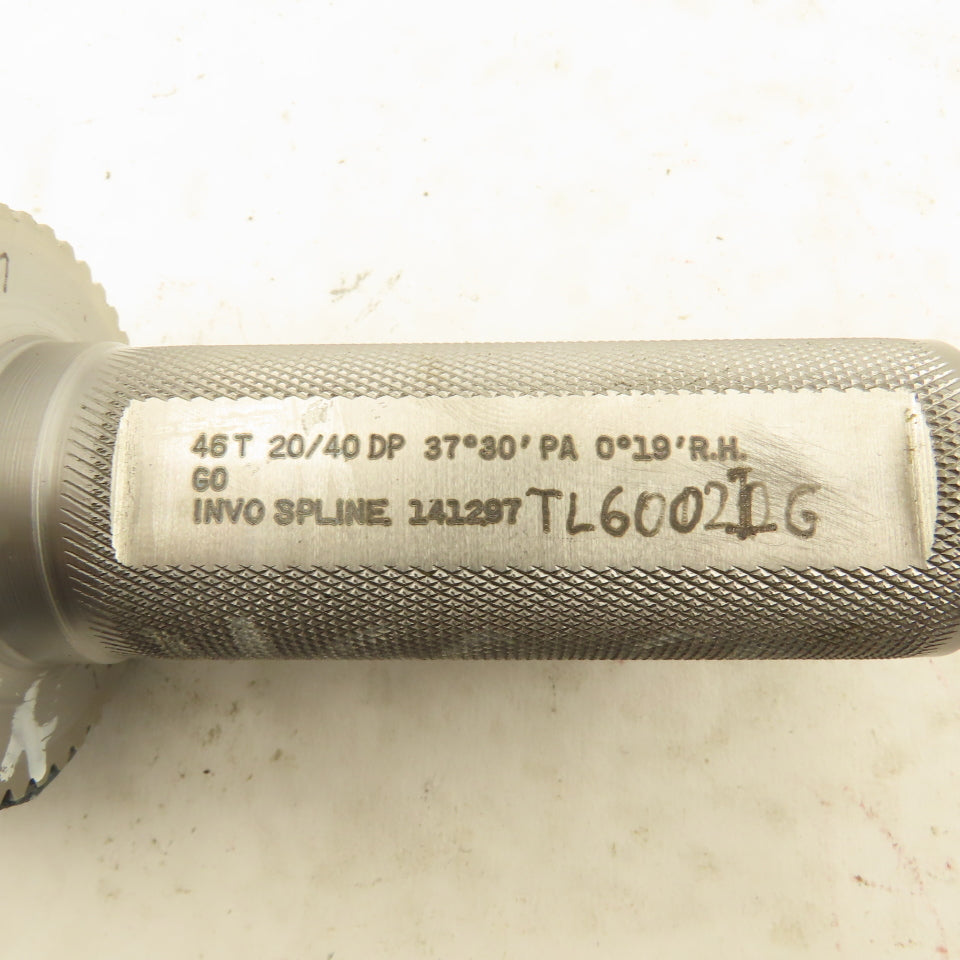 Invo Spline Co. 46T 20/40DP 37°30'PA 0°19'RH Plug GO Gauge