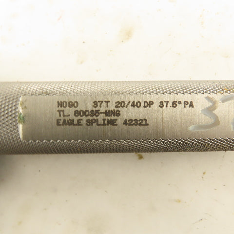 Eagle Spline 37T 20/40 DP 37.5° PA NO GO Plug Gauge