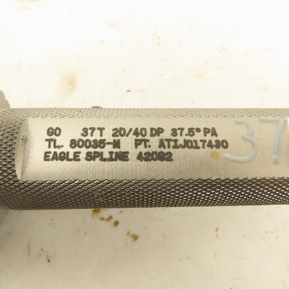Eagle Spline 37T 20/40DP 37.5° PA GO Plug Gauge