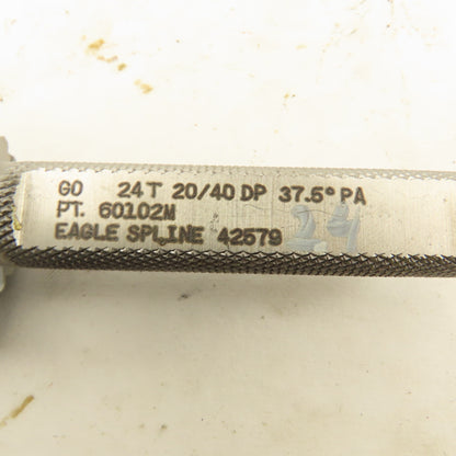 Eagle Spline 24T 20/40 DP 37.5°PA GO Plug Gauge