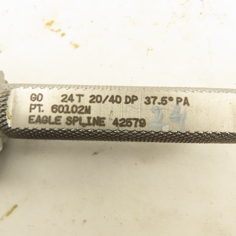 Eagle Spline 24T 20/40 DP 37.5°PA GO Plug Gauge