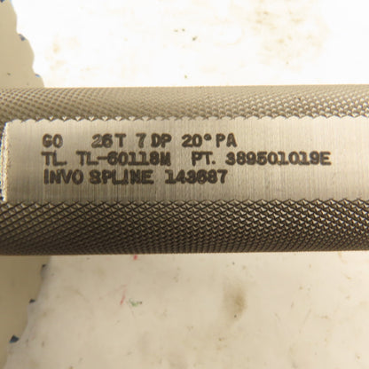 Invo Spline 26T 7DP 20° PA GO Plug Gauge