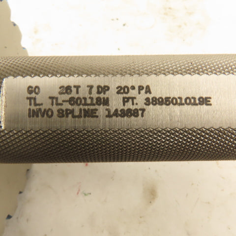Invo Spline 26T 7DP 20° PA GO Plug Gauge