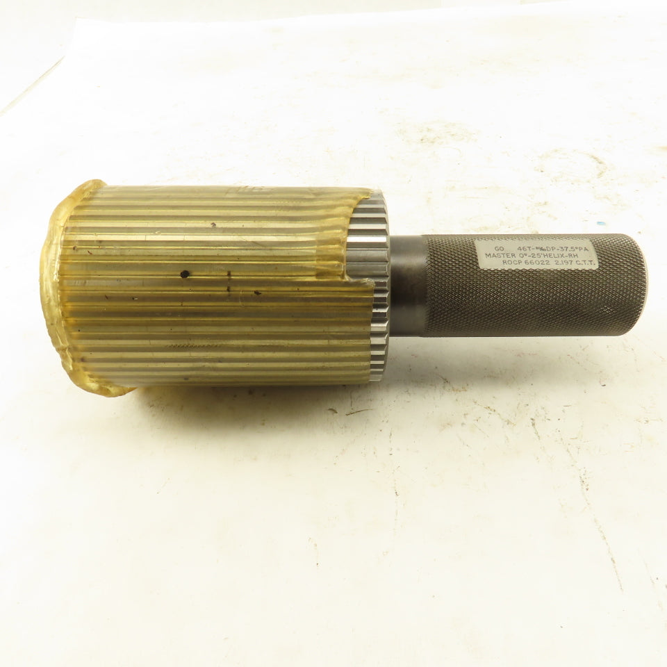 Western Pegasus 46T 20/40 DP 37.5°PA Master Go Plug Gauge 0°-25' Helix RH 2.197