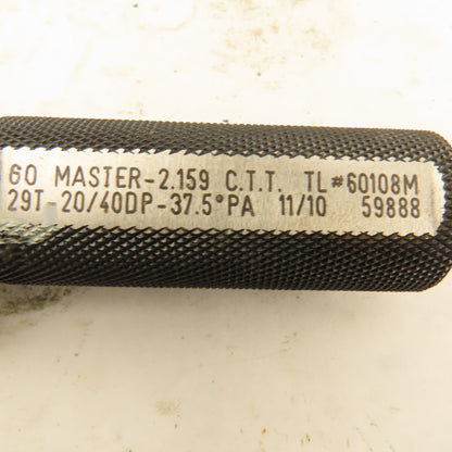 Western Pegasus 29T 20/40 DP 37.5°PA Master Go Plug Gauge 2.159 CTT