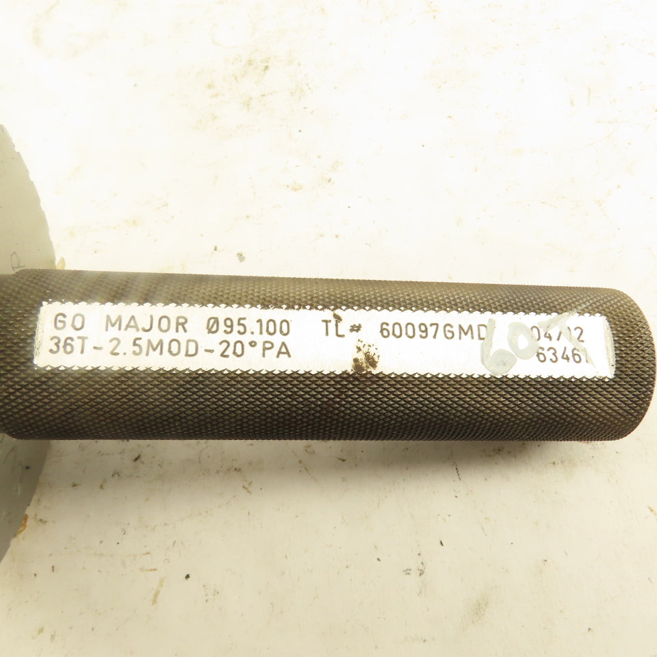 Western Pegasus 36T 2.5 MOD 20° PA GO Major 95.100 OD Plug Gauge