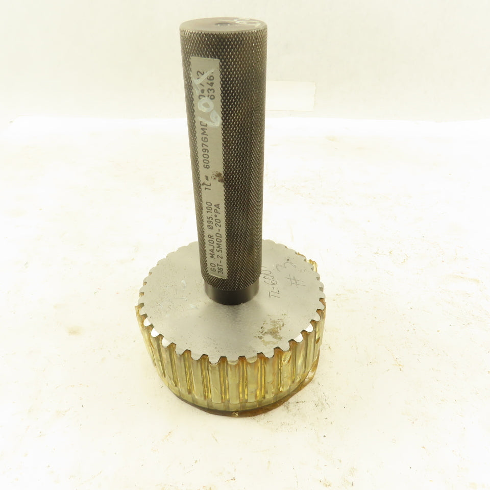 Western Pegasus 36T 2.5 MOD 20° PA GO Major 95.100 OD Plug Gauge