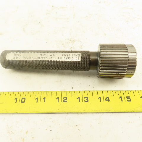 Western Pegasus 40T 24/48DP 30° PA GO Plug Gauge 0.0654 CTT
