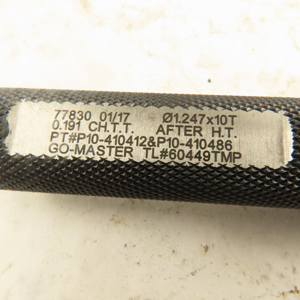 Western Pegasus 10T 1.247OD GO MASTER Plug Gauge 0.191 CH.T.T