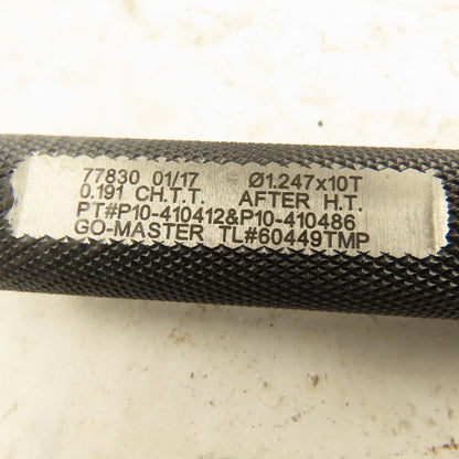 Western Pegasus 10T 1.247OD GO MASTER Plug Gauge 0.191 CH.T.T