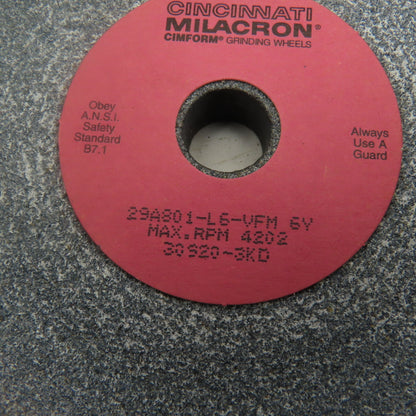 Cincinnati Milacron 29A80 5" x 2" Straight Grinding Cup Wheel 9/16" Wall