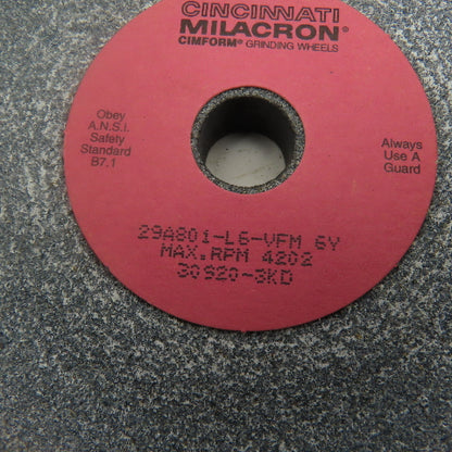 Cincinnati Milacron 29A80 5" x 2" Straight Grinding Cup Wheel 9/16" Wall