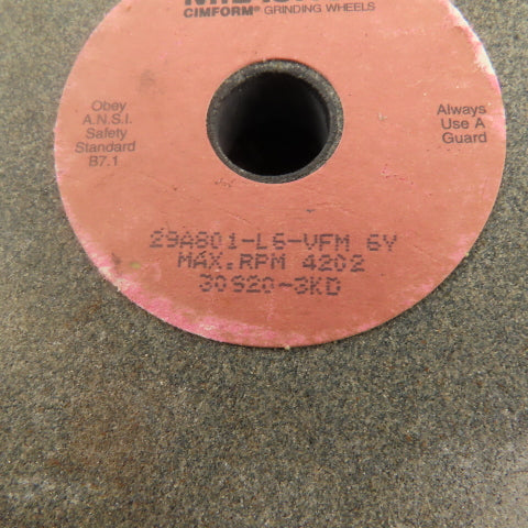 Cincinnati Milacron 29A80 5" x 2" Straight Grinding Cup Wheel 9/16" Wall