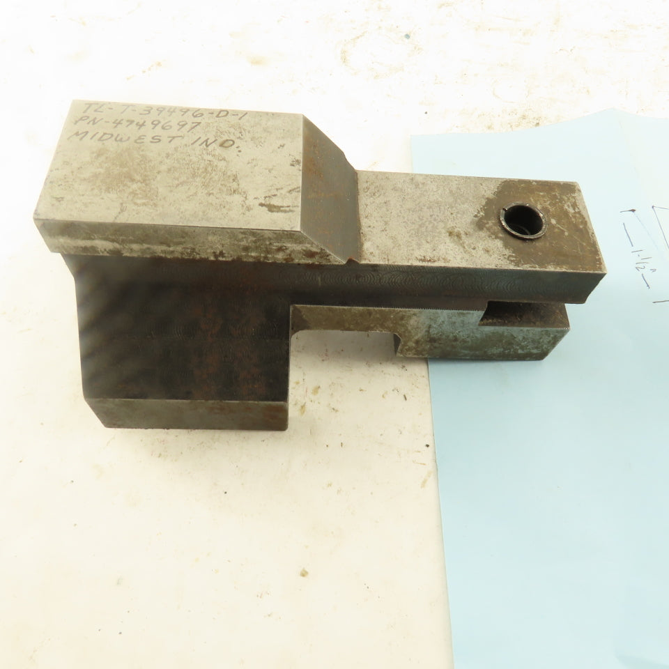 1-1/2" T-Slot Custom Made V-Block Work Rest Holding Fixture Mount