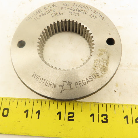 Western Pegasus 42T 24/48DP 30°PA GO Ring Gauge 1.661 CSW