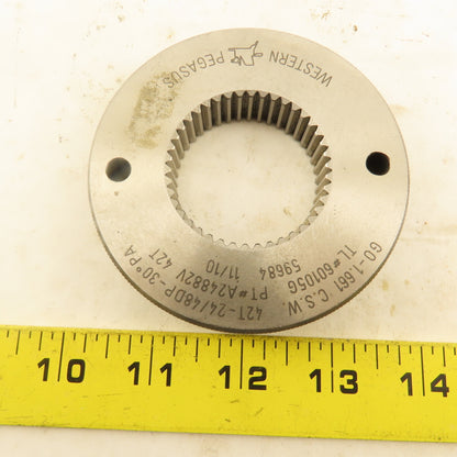 Western Pegasus 42T 24/48DP 30°PA GO Ring Gauge 1.661 CSW