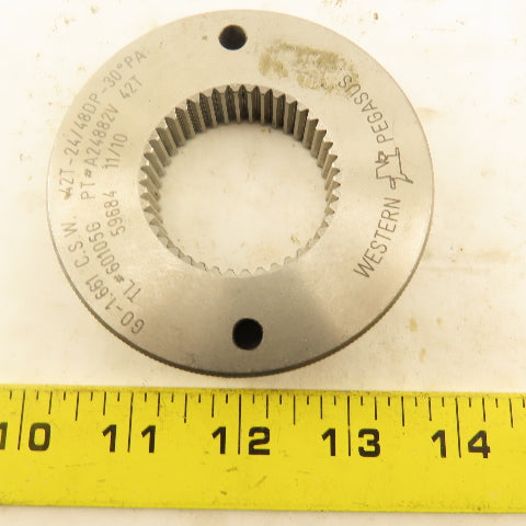 Western Pegasus 42T 24/48DP 30°PA GO Ring Gauge 1.661 CSW