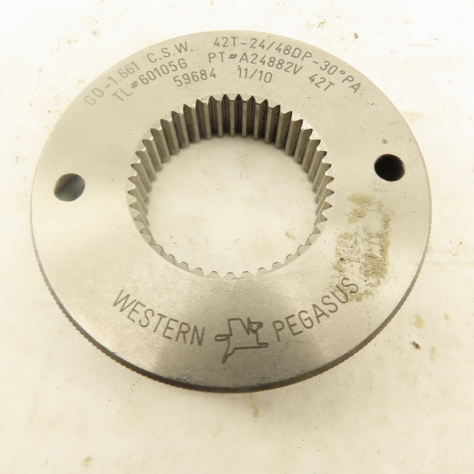 Western Pegasus 42T 24/48DP 30°PA GO Ring Gauge 1.661 CSW