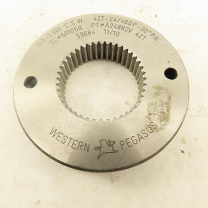 Western Pegasus 42T 24/48DP 30°PA GO Ring Gauge 1.661 CSW