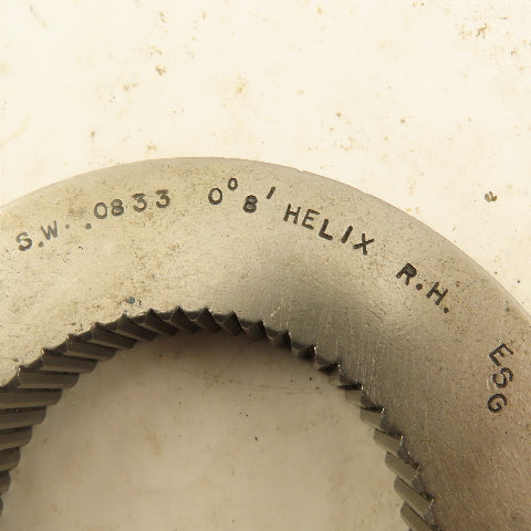 Western Pegasus 54T 20/40DP 37.5° PA 0°8' Helix RH GO Ring Gauge .0833SW