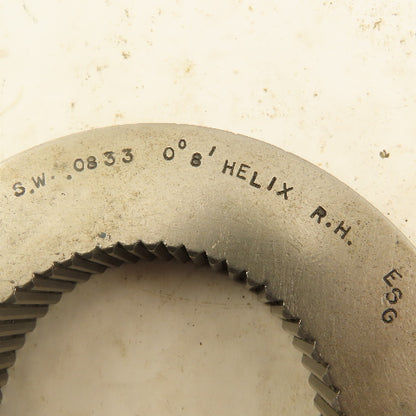Western Pegasus 54T 20/40DP 37.5° PA 0°8' Helix RH GO Ring Gauge .0833SW
