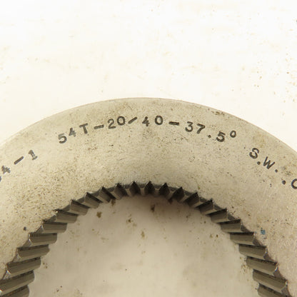 Western Pegasus 54T 20/40DP 37.5° PA 0°8' Helix RH GO Ring Gauge .0833SW