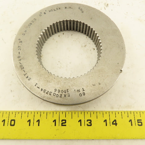 Western Pegasus 54T 20/40DP 37.5° PA 0°8' Helix RH GO Ring Gauge .0833SW