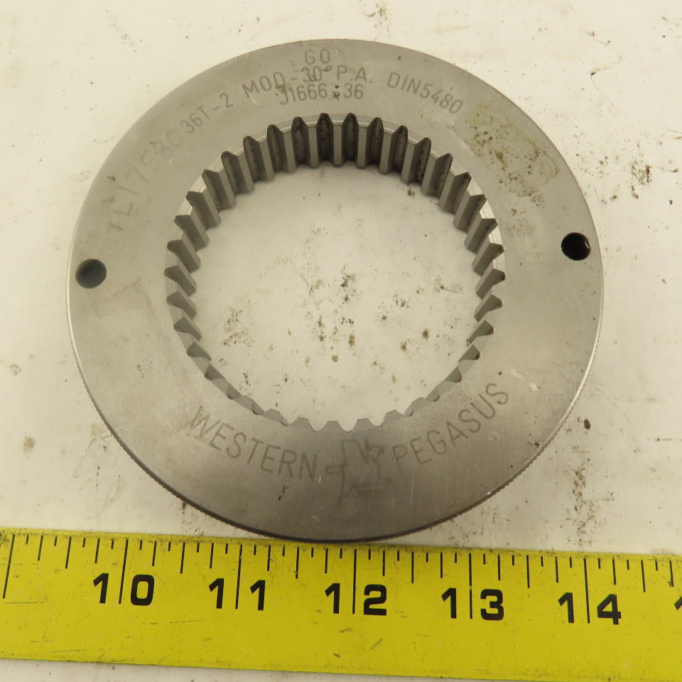 Western Pegasus 36T 2 MOD 30° PA GO Ring Gauge
