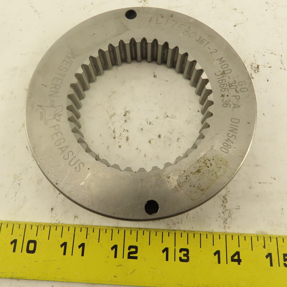 Western Pegasus 36T 2 MOD 30° PA GO Ring Gauge