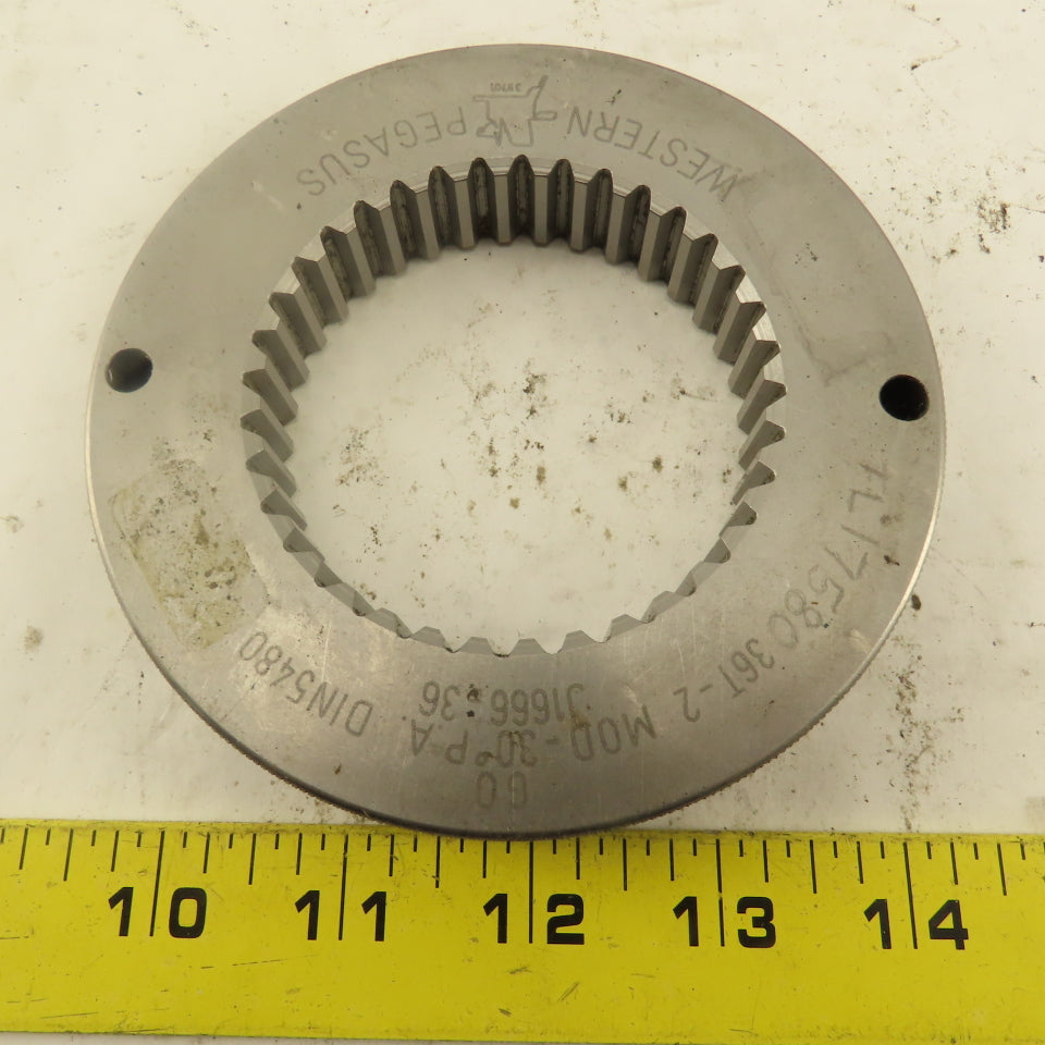 Western Pegasus 36T 2 MOD 30° PA GO Ring Gauge