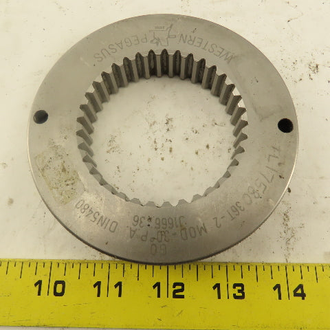 Western Pegasus 36T 2 MOD 30° PA GO Ring Gauge