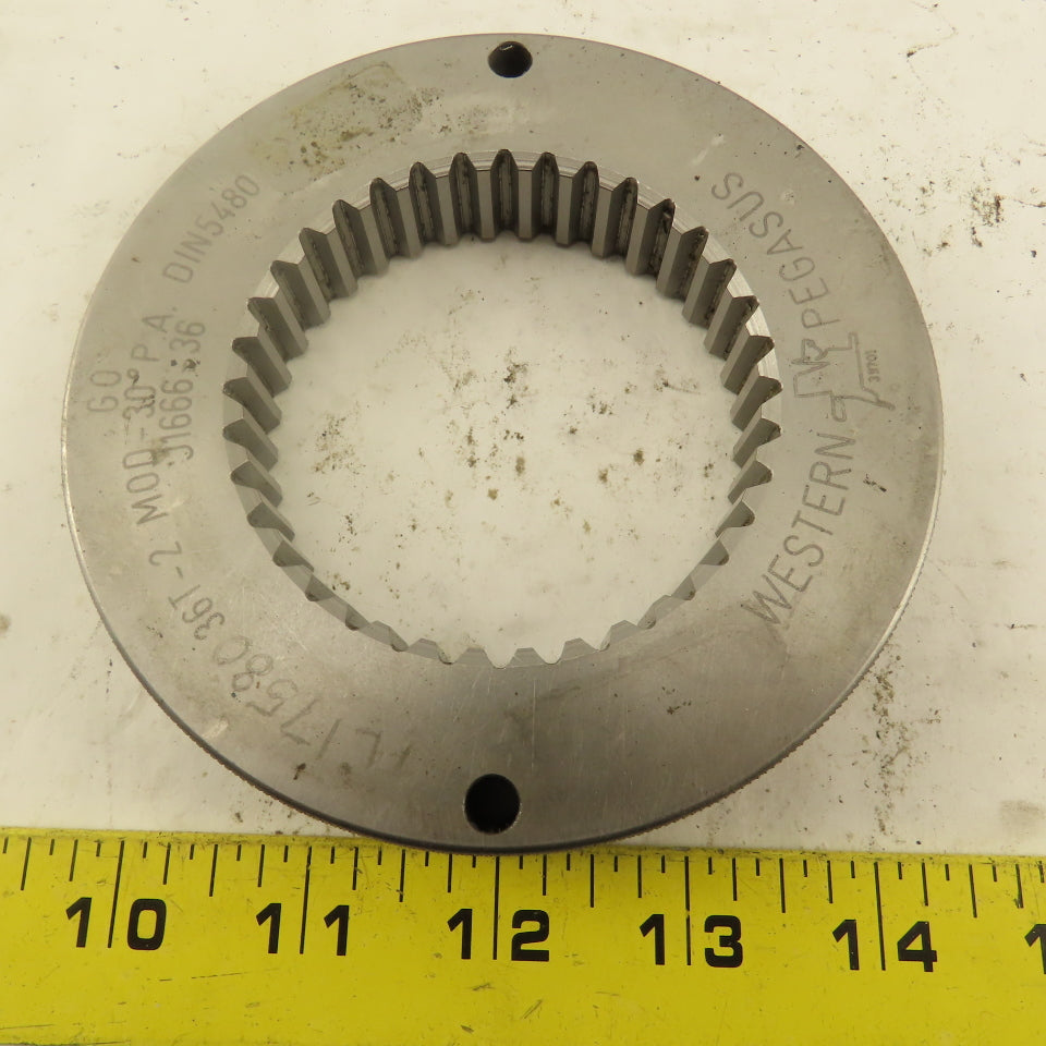Western Pegasus 36T 2 MOD 30° PA GO Ring Gauge