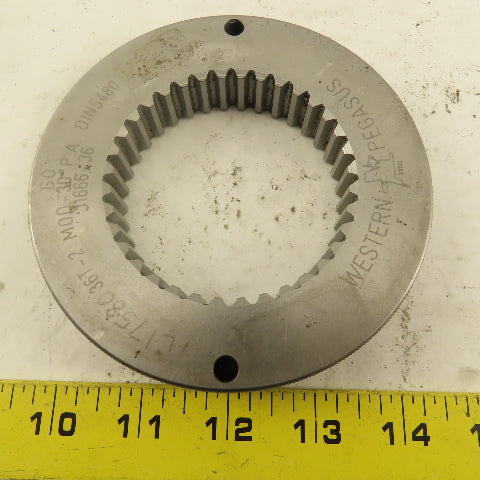 Western Pegasus 36T 2 MOD 30° PA GO Ring Gauge