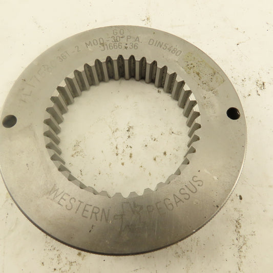 Western Pegasus 36T 2 MOD 30° PA GO Ring Gauge
